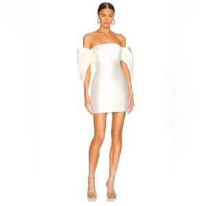 Solace London Elina Mini Dress in Cream